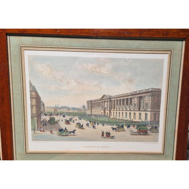 Paris Landmarks: Louvre, Palace Du Louvre, Palace Du Luxembourg ~ Engravings, 1855, Set of 3 For Sale - Image 4 of 10