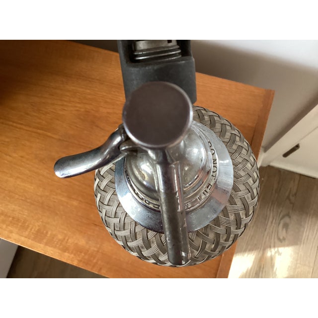 Silver Vintage English Sparklets Soda or Seltzer Siphon Dispenser For Sale - Image 8 of 12