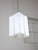 Vintage Italian Acrylic Glass Tower Pendant Lamp For Sale - Image 13 of 16