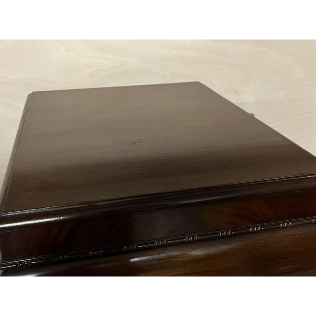 Wood Edwardian Mahogany Wine Cabinet Celleratte For Sale - Image 7 of 15