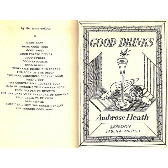Traditional "Good Drinks" 1939 Heath, Ambrose For Sale - Image 3 of 10