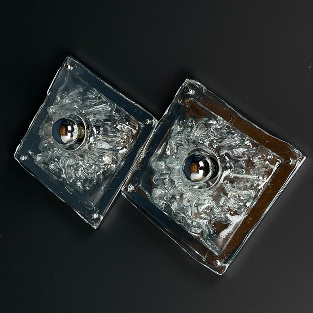 1970s Murano Wall Lamps Polifemo by Angelo Brotto for Esperia, Italy, 1970s, Set of 2 For Sale - Image 5 of 14