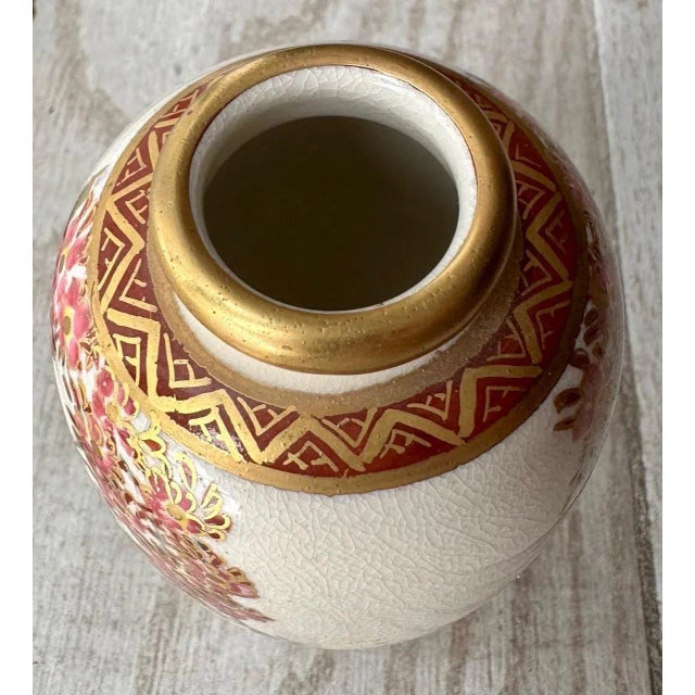 Mid 20th Century Meiji Period Diminutive Satsuma Baluster Vase. For Sale - Image 5 of 12