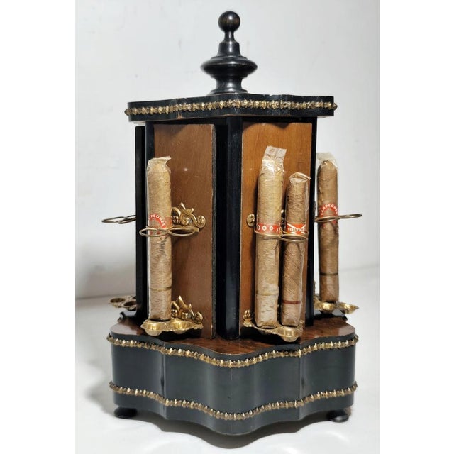 Wooden Cigar Carousel, Spain, 1950s For Sale - Image 6 of 11