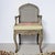 Early 20th Century Pair French Louis XV Style Painted Cane Chairs For Sale - Image 5 of 14