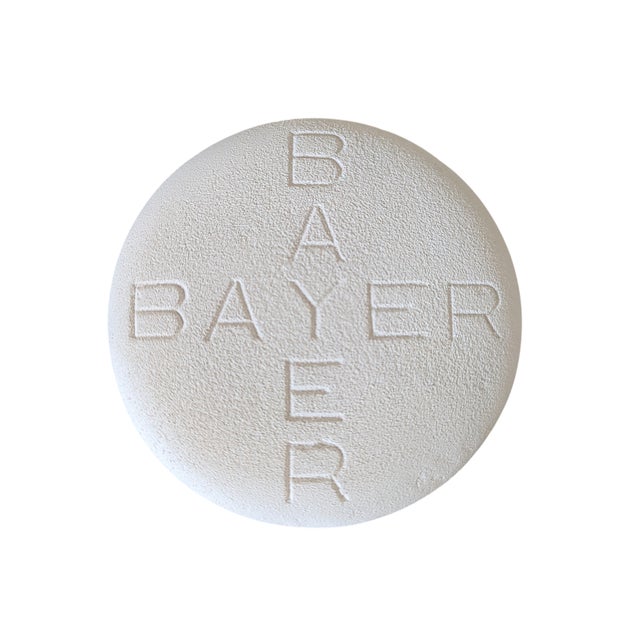 This Jumbo sized Bayer Aspirin Pill is perfect displayed on a stack of Decor Books, on a Coffee Table, Shelf, Sideboard,...