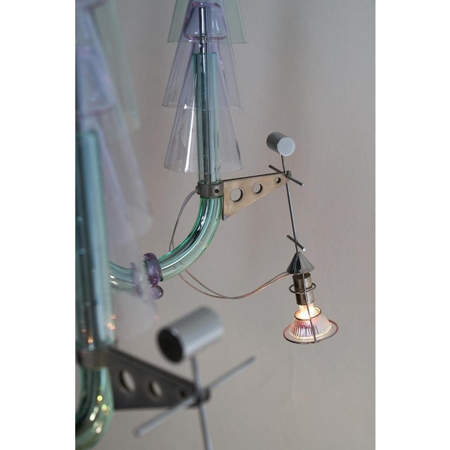 Murano Glass Chandelier by Gian Paolo Canova & Carlo Moretti, 1988 For Sale - Image 12 of 18