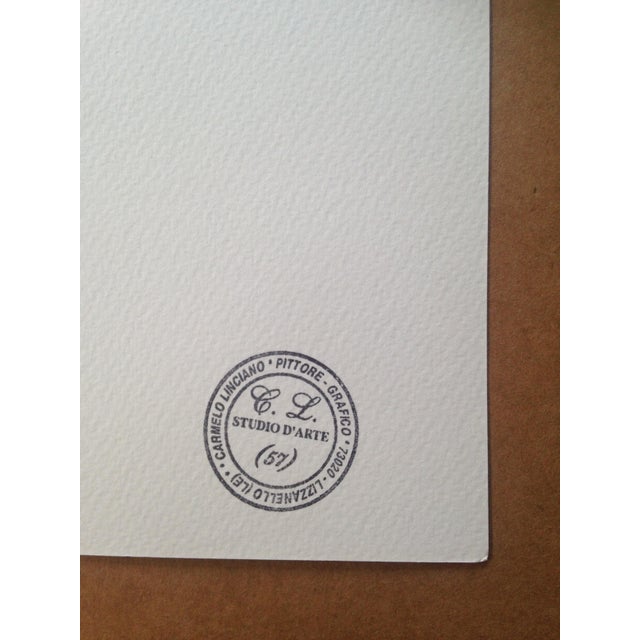 Carmelo Linciano, Bridge of Sighs, Lithograph, 1995 For Sale - Image 6 of 7