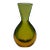 Vase in Green and Amber Sommerso Glass, Flavio Poli for Seguso For Sale