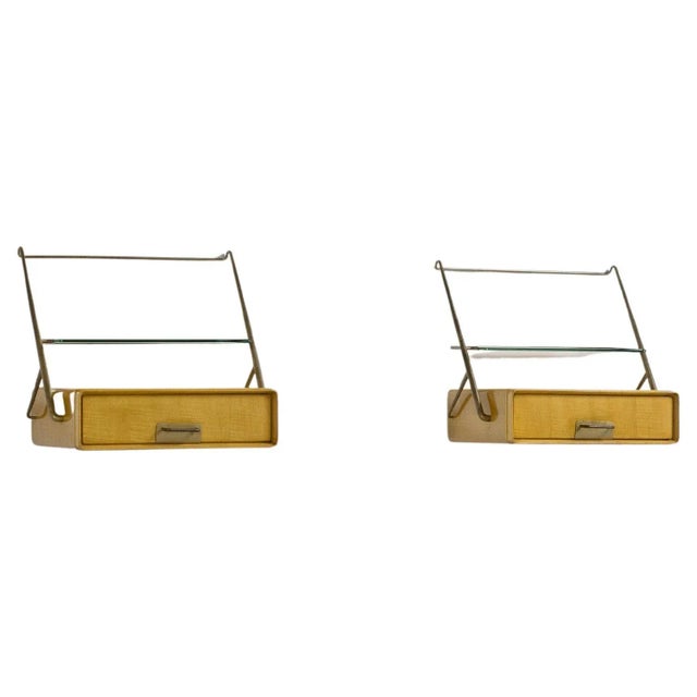 Bed Cabinets by Silvio Cavatorta, 1958, Set of 2 For Sale - Image 13 of 13