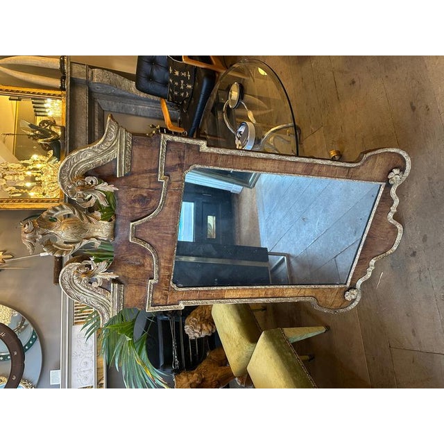 Antique Georgian Giltwood Pier Mirror, 1750 For Sale - Image 11 of 16