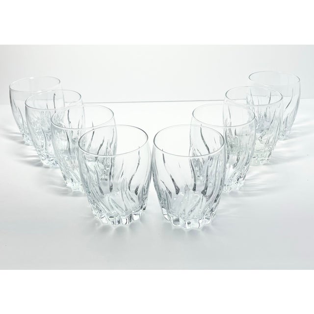 Contemporary Anchor Hocking “Central Park” 8 Old Fashioned Tumbler Drinking Glasses For Sale - Image 3 of 7
