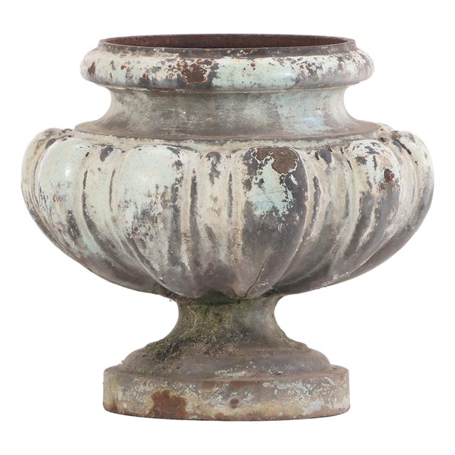 French Cast Iron Tabletop Urn, C. 1890 For Sale