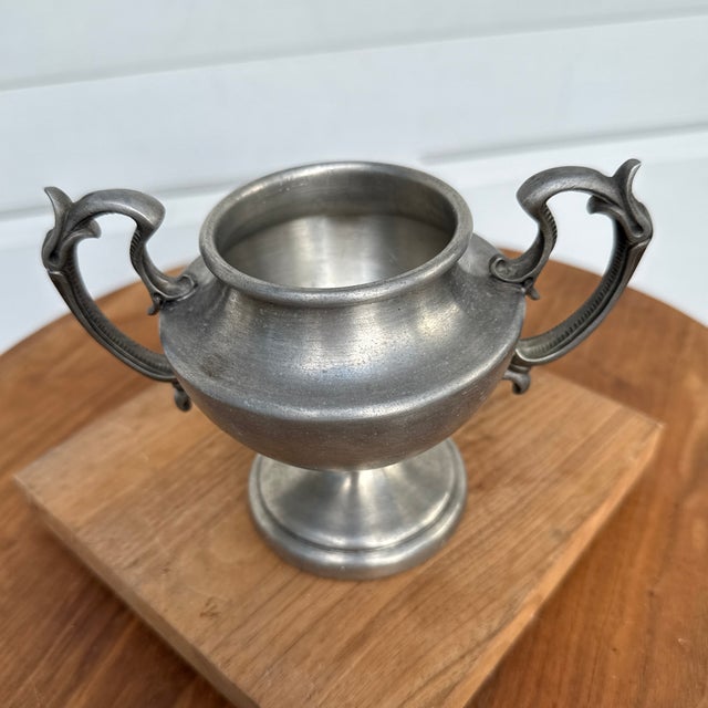 Mid 20th Century Pewter Sugar Bowl by Metalars For Sale - Image 4 of 8
