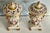 Vtg. Pair of Italian Charleston Line Porcelain Lidded Lamp W/Roses For Sale - Image 9 of 13