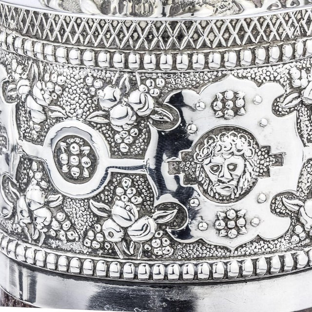 20th Century English Solid Silver & Tigerware Pottery Jug, 1910s For Sale - Image 5 of 8