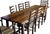 Brown Large Antique Refectory Dining Table in Oak, 1900 For Sale - Image 8 of 11