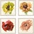 Pignier, Flowerhead, Framed Artwork - Set Of 4 For Sale In Los Angeles - Image 6 of 6