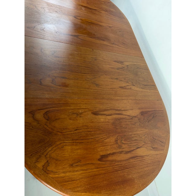 Vintage Danish Extendable Teak Dining Table from VV Møbler, 1960s For Sale - Image 9 of 12