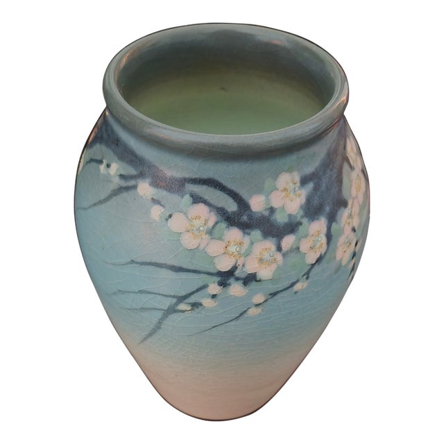 Rookwood Pottery 1920 Floral Vellum by Edward T. Hurley For Sale