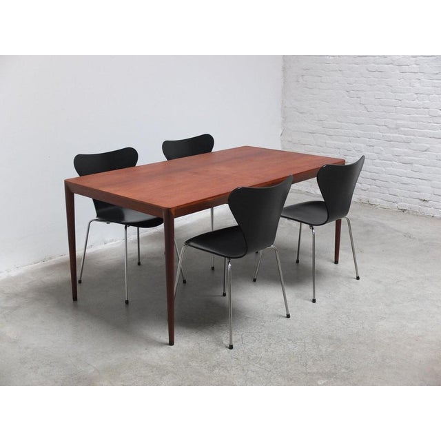 Extendable Dining Table by Erik Riisager Hansen for Haslev, 1960s For Sale - Image 5 of 18