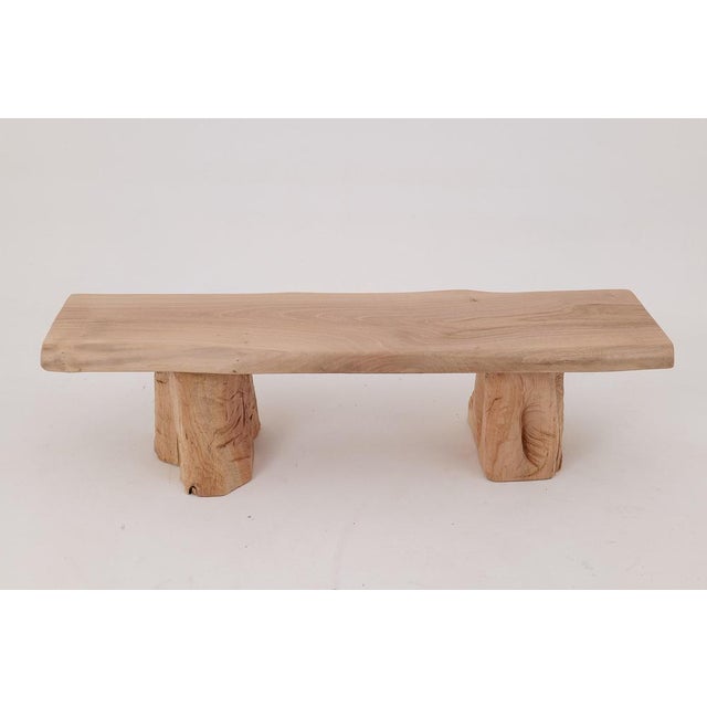 Wood Live Edge Walnut Bench by Logniture For Sale - Image 7 of 12
