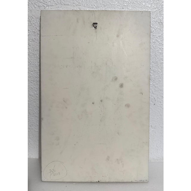 Abigail Varela, Latin American Master Abigail Varela Sculpture Relief Plaque Woman with Heart, 2008 For Sale - Image 11 of 11