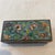 Description: Cloisonne antique Chinese vintage stamp enameled box . This pretty little two compartment stamp box has...