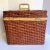 Wood Vintage Woven Wicker Basket With Picnic Accessories- 22 Pieces For Sale - Image 7 of 13
