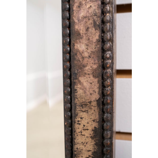 Glass Labarge Large Italian Bronze Finish Decorated Mirror For Sale - Image 7 of 11