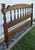 Vintage Queen Size Americana Style Cherry Wood Headboard W/Spindles For Sale - Image 10 of 12