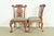 Baker Furniture Style Chippendale Carved Mahogany Dining Chairs, Set of Eight For Sale In South Bend - Image 6 of 14