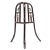 Asian Chinese Bamboo Folding Hat Stand, circa 1850 For Sale - Image 3 of 8