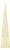 Late 20th Century Minimalist White Marble Obelisk Sculpture – 18.5" For Sale