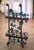 Metal French Iron Ten-Bottle Wine Cart on Wheels From the Rhone Region For Sale - Image 7 of 7