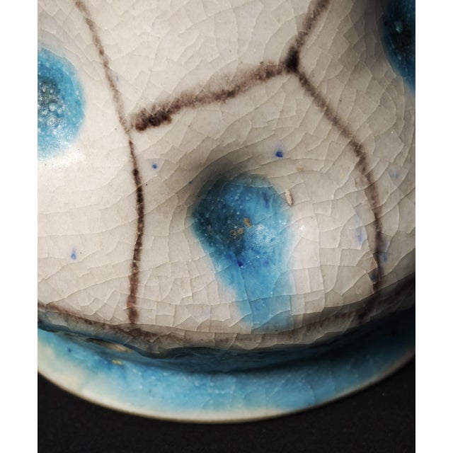 White Ceramic Vase from Solimene CAS Vietri, 1940s For Sale - Image 8 of 11