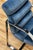 Vintage Newly Upholstered Blue Velvet Chrome Sling Chairs, a Pair For Sale - Image 11 of 18