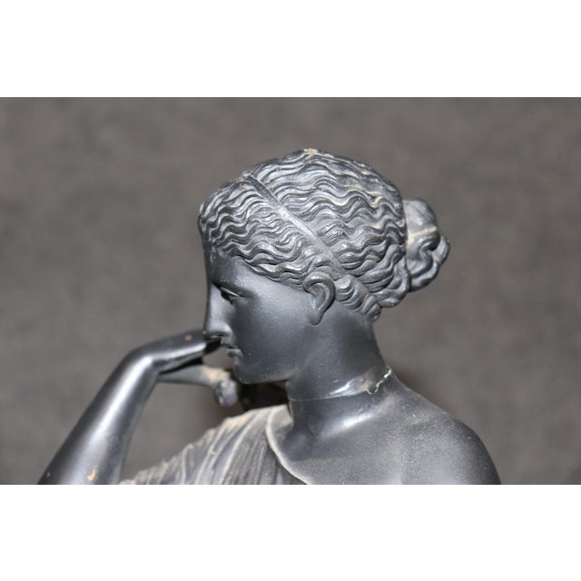 This elegant bronze statue of Diane de Gabies (Diana of Gabii) is a refined French cast produced by the renowned foundry...