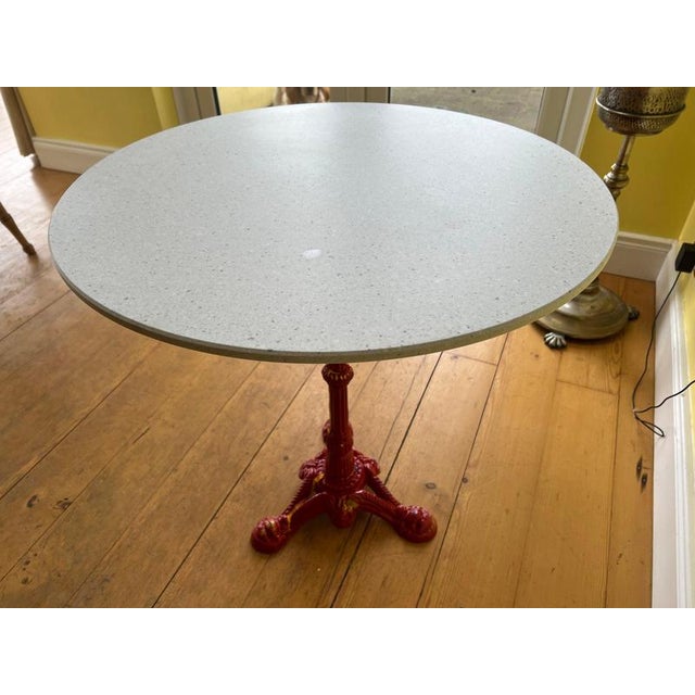 Antique Victorian Cast Iron Table For Sale - Image 3 of 5