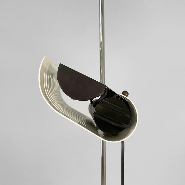 Metal Italian Metal LED Floor Lamp, 1970s For Sale - Image 7 of 18