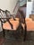 Traditional Set of 4 Mahogany Carved Shield Back Dining Chairs For Sale - Image 3 of 12