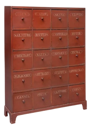 19th Century Shaker Apothecary