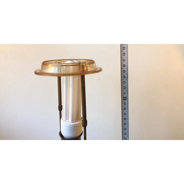 Green Ceramic Table Lamp by Michael Andersen, 1930s For Sale - Image 15 of 17