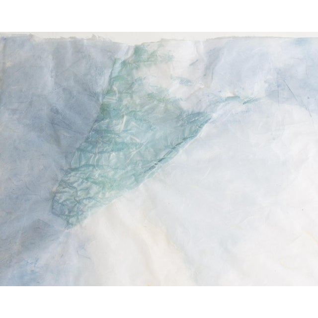 1999 "Mist Over Water" Abstract Collage by Nancy Hathaway For Sale - Image 4 of 8