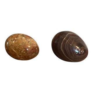 Vintage Marble Eggs- Set of 2 For Sale