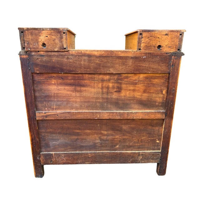 Victorian Carved Oak 5-Drawer Drop-Center Dresser For Sale - Image 10 of 10