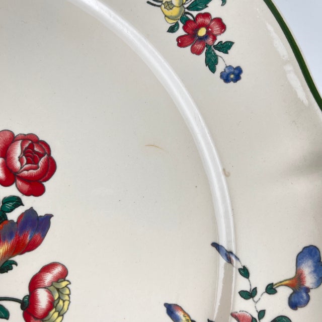 Vintage Round Platter from Villeroy & Boch, 1930s For Sale - Image 4 of 7