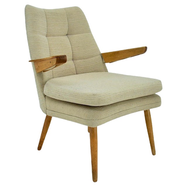 Vintage Armchair, Czechoslovakia, 1950s For Sale