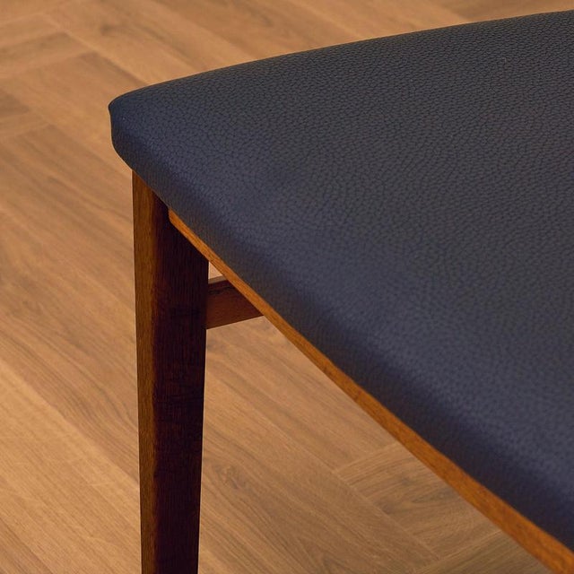 Swedish Dining Chairs in Teak, 1950s, Set of 4 For Sale - Image 6 of 14