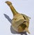 Olive 1950s Abstract Italian Ceramic Pottery Wood Bird Sculpture Mixed Media Handmade For Sale - Image 8 of 17